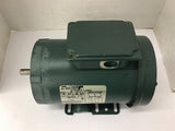 Reliance 1 HP AC Motor 115/220 volts 1800 Rpm 4p 3 Phase 56C Frame