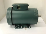 Reliance 1 HP AC Motor 115/220 volts 1800 Rpm 4p 3 Phase 56C Frame