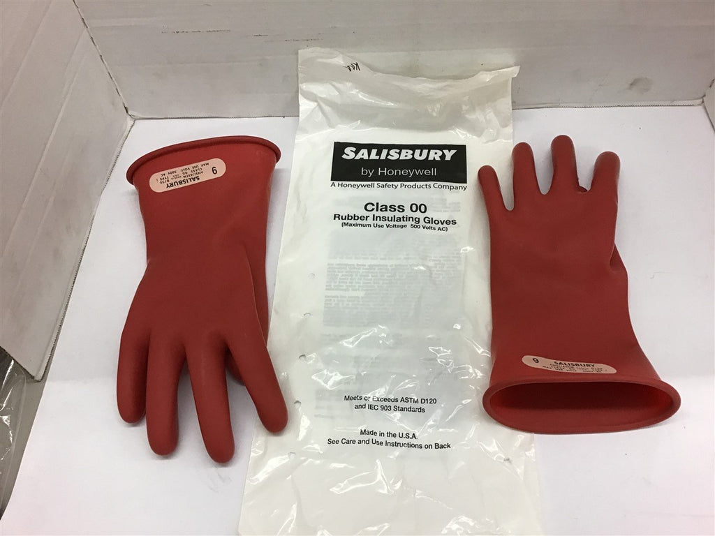 Salisbury Lineman Gloves Size 9 D120 Red