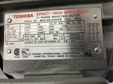Toshiba B0014FLF2UYW 1 HP AC Motor 230/460 volt 1800 Rpm 4P 143T Frame