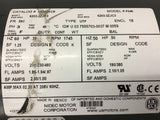 US Motor F046 1/2 HP AC Motor 208-230/460 Volts 1800 Rpm 4P 56C Frame