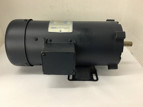 Leeson 108023.00 1 HP DC Motor 180 Volts 1750 rpm 56C Frame
