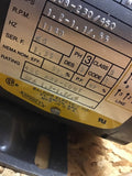 Baldor M3452 1/6 HP AC Motor 1140 Rpm 208-230/460 Volts 48 Frame