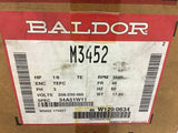 Baldor M3452 1/6 HP AC Motor 1140 Rpm 208-230/460 Volts 48 Frame
