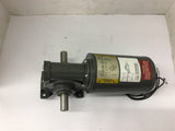 Baldor .1 Hp Gear Motor 115 volts Single Phase 11:1 Ratio