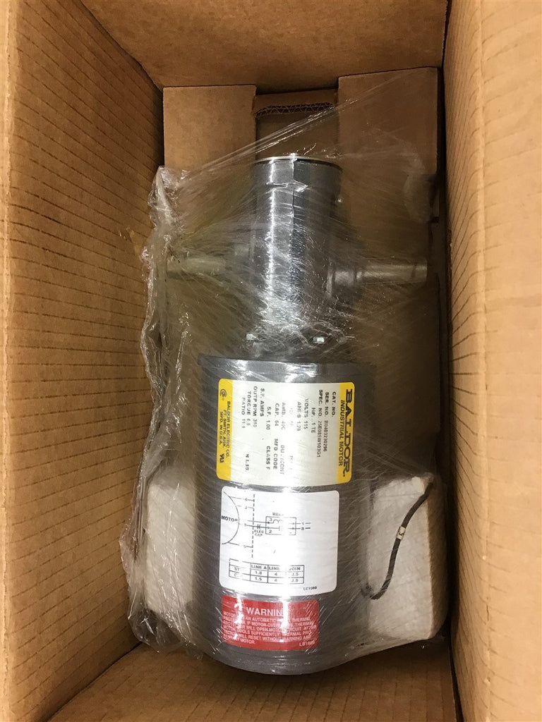 Baldor 25E085W103G1 .1 HP AC Gear Motor Single phase 115 Volts 11:1 Ratio