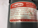 Dayton 2Z818A Ac Gear Motor 24:1 Ratio 115 Volts 67.5 Rpm