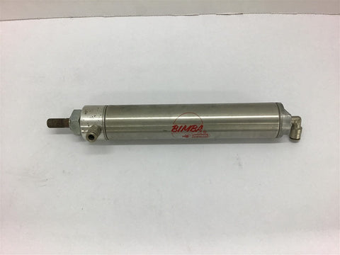 Bimba Stainless 176-D 7" Stroke 7/16" OD Ram 1-9/16" Bore