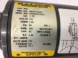 Baldor 25E085W103G1 .1 HP AC Gear Motor 115 Volts single Phase 310 Rpm 11:1