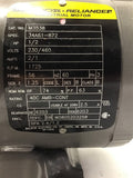 Baldor M3538 1/2 HP AC Motor 230/460 Volts 1800 Rpm 56 Frame