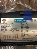 Leeson C6T34FK1F AC Motor, 1 HP, 3450 RPM, 208-230/460 VAC, 3 Phase, 56C Frame