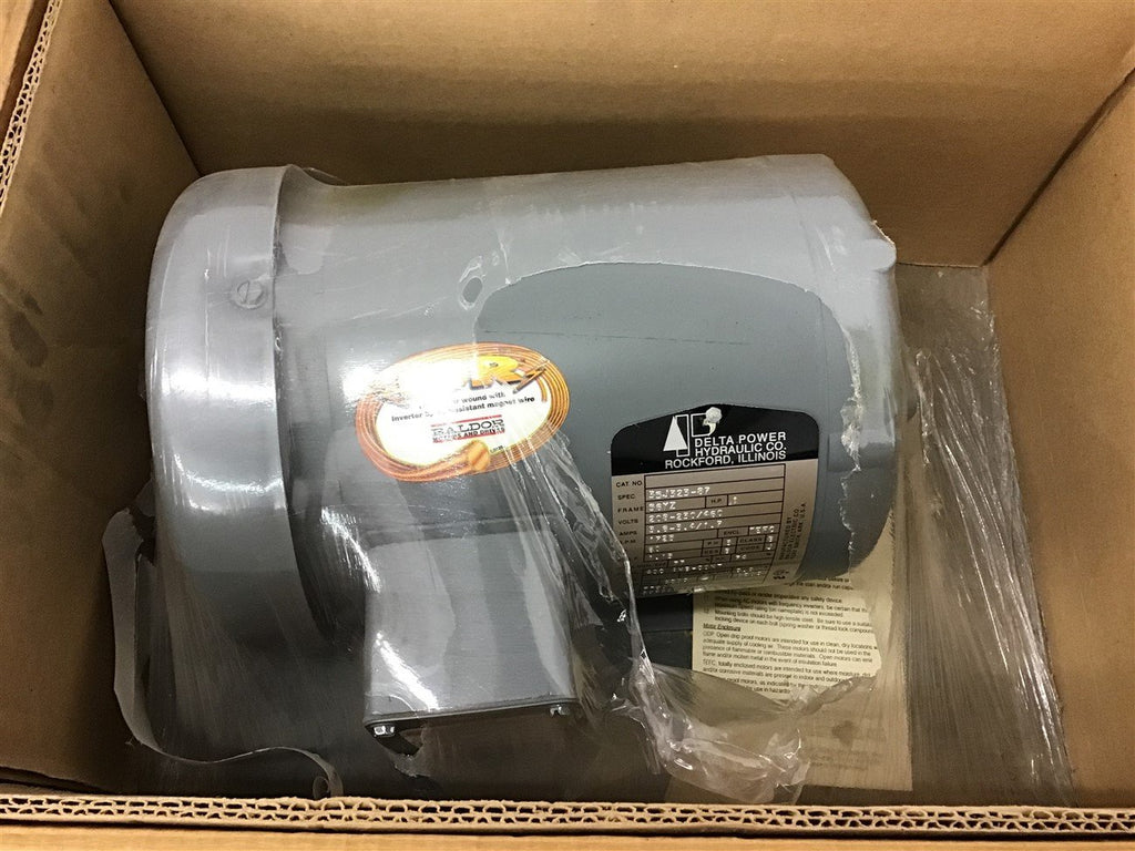 Baldor 35J323-87 AC Motor 1 HP 1725 RPM 4 Pole 208-230/460VAC 56YZ Frame 3 Phase