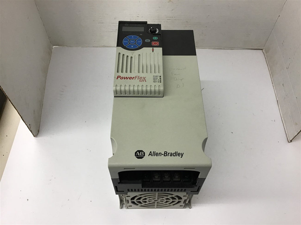 Allen Bradley PowerFlex 525 25B-D030N104 AC Drive 15 HP 380/480 VAC 3 Phase