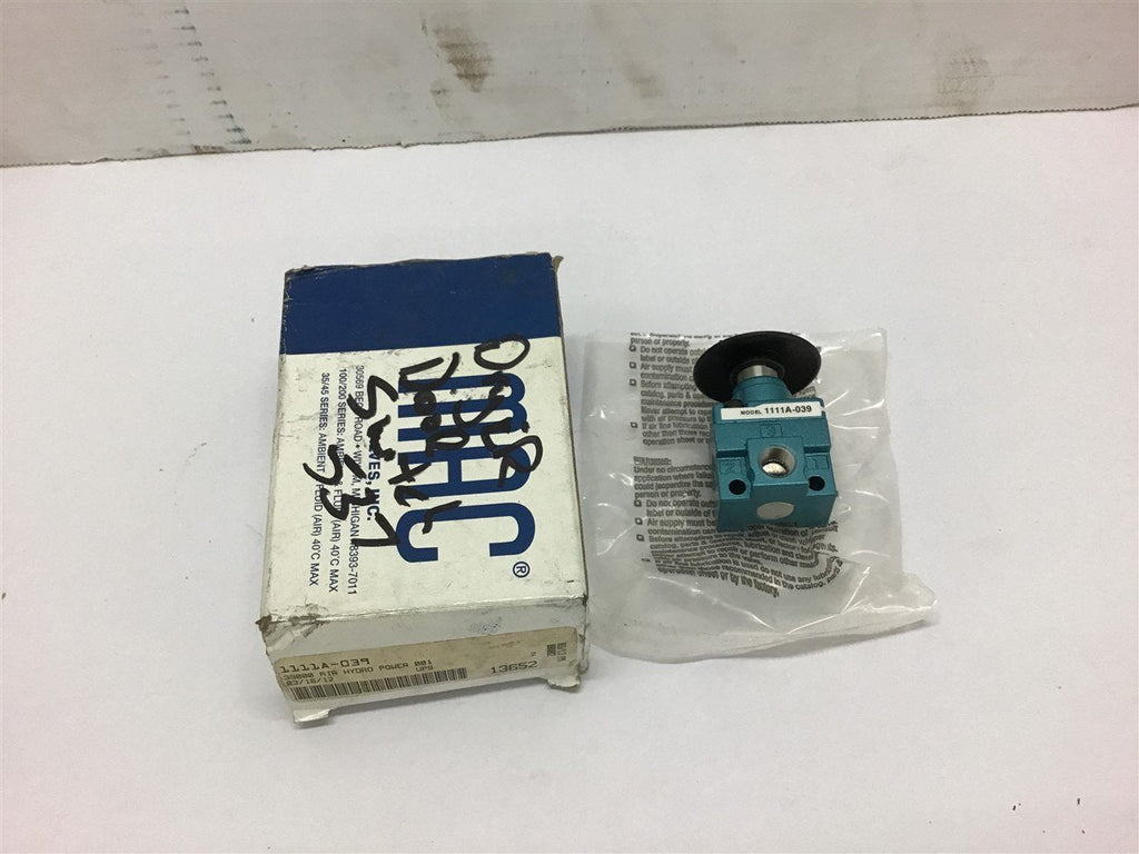 MAC 1111A-039 Air Hydro Power Valve