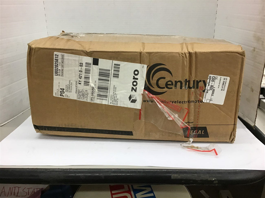 Century H667V1 1 HP AC Motor 200-230/460 volts 1200 Rpm 56Y Frame
