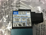 Mac Valve 45A-N00-DAAJ-1KJ Volts120/60 Watts 5.4 VAC to 120PSi