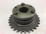 Browning 40P29 Sprocket with Browning P1x1 Bushing-1-1/4" Bore
