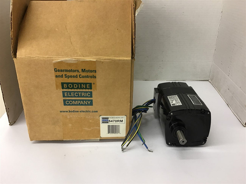Bodine 30R2BECI-D3 Gear Motor 1/30 HP .45 A 115 volt 6:1 Ratio 285 Rpm