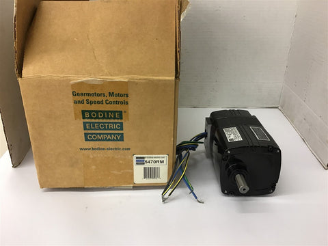 Bodine 30R2BECI-D3 Gear Motor 1/30 HP .45 A 115 volt 6:1 Ratio 285 Rpm