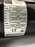 Bodine 1058SM Gearmotor 1/8 / 1/4 HP 83/123 RPM 20.4:1 Ratio 90/130V 1.3/1.7A