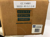 Bodine 1058SM Gearmotor 1/8 / 1/4 HP 83/123 RPM 20.4:1 Ratio 90/130V 1.3/1.7A
