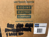 Bodine 1526WD Gearmotor 1/7 HP 33 RPM 75:1 Ratio 90V 1.6 Amps
