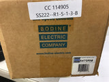 Bodine 5470RM Gearmotor 1/30 HP 285 RPM 6:1 Ratio 115V 0.45 Amps