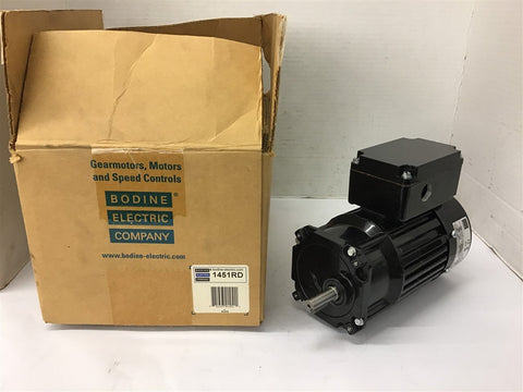 Bodine 34R4BFCI-Z2 AC GearMotor 50 HZ 50 Watts 6:1 Ratio 233 Rpm Single Phase