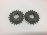 5020x1-1/2 Sprocket 50 Chain Lot of 2