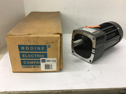 Bodine 42R5BFCI-E3 1/6 HP AC GearMotor single Phase 115 volts 20:1 Ratio