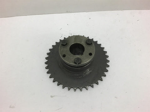Browning 40P36 Sprocket 40 Chain with Browning P1 1-1/4" Bushing