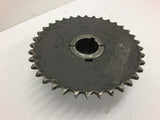 Browning 40P36 Sprocket 40 Chain with Browning P1 1-1/4" Bushing