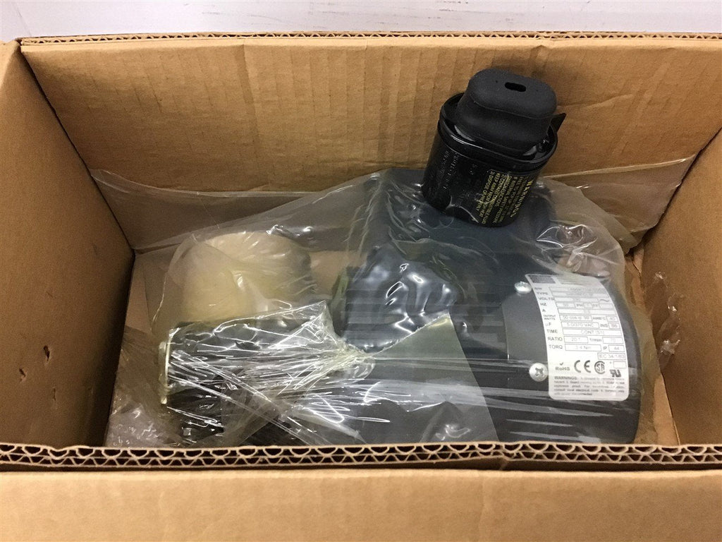 Bodine 34R4BFCI-3F 50 Watt AC GearMotor 230 volts Single Phase 70 Rpm 20:1 Ratio