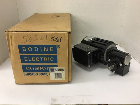 Bodine Electric 34R4BFCI-3F Gear Motor 1/15 HP 230 V Modified to 5:1 Ratio
