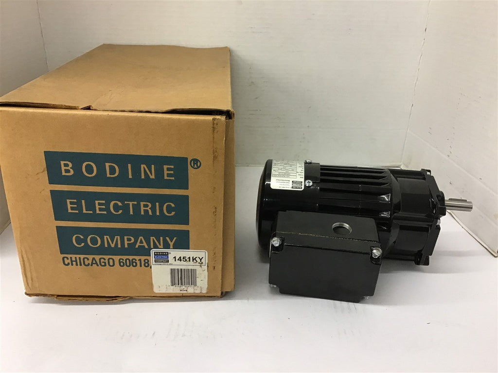 Bodine Electric 34R4BFCI-Z2 Gear Motor 1/15 HP 233 RPM 230V 6:1 Ratio