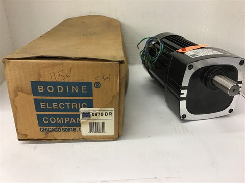 Bodine Electric 42R5BFCI-E1 Gear Motor 1/6 HP 340 RPM 115 V 5:1 Ratio