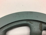 MASKA Cast Iron Single Sheave Pulley V Belt 9" OD x 1.5" Bore AK94H