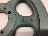 MASKA Cast Iron Single Sheave Pulley V Belt 9" OD x 1.5" Bore AK94H