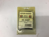 Cutler-Hammer CH-240 40 Amp Circuit Breaker Double Pole 120/240 Vac