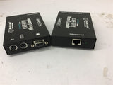 Black Box ACU3001A CAT5 KVM Micro Extender Full Kit