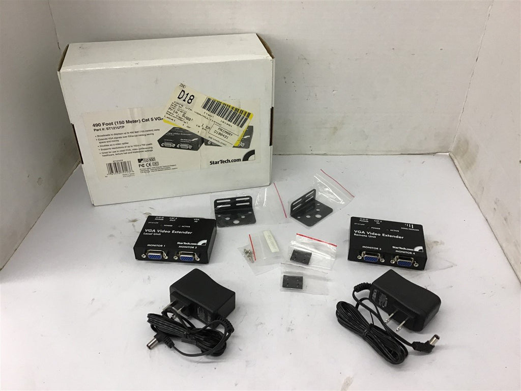 Startech ST121UTP VGA Video Extender Cat 5 490'