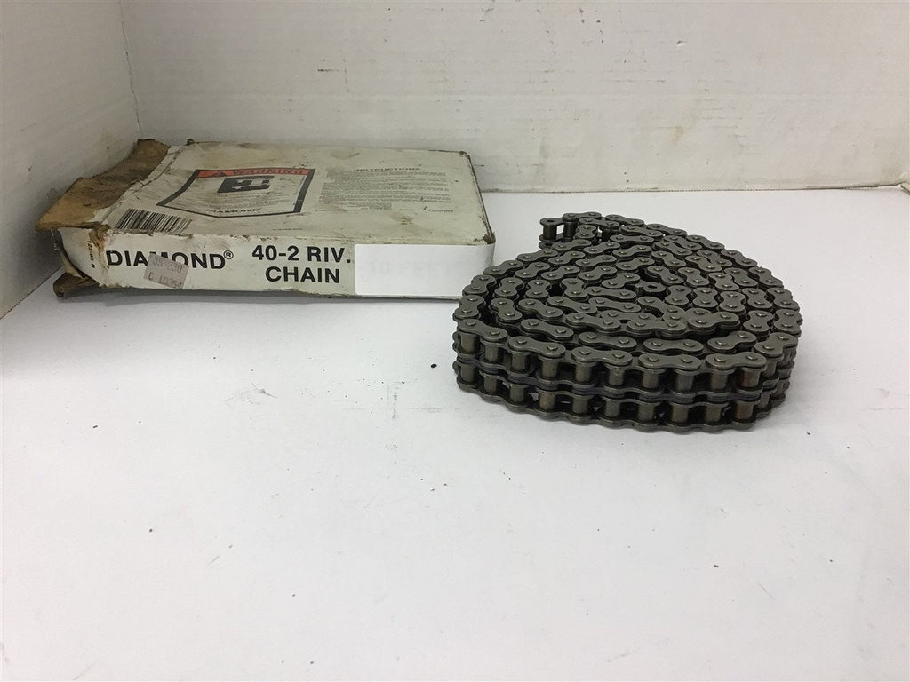 Diamond 40-2 RIV Roller Chain 64" Long