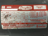 Dayton 3N693D AC Motor 2 HP 1725 RPM 4 Poles 230/460VAC 3 Phase