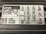 Lenze MDEMA1M071-32 0.45 KW AC Gear Motor 480 277 Volts 1710 Rpm 50:1 Ratio