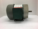 Leland Faraday M-6250E 1/2 HP AC Motor 208-230/460 Volts 1800 Rpm 4P 56 Frame
