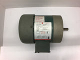 Leland Faraday M-6250E 1/2 HP AC Motor 208-230/460 Volts 1800 Rpm 4P 56 Frame