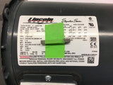 Lincoln LM34170A 1 1/2 HP AC Motor 230/460 Volts 1800 Rpm 4P 56HC Frame