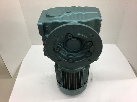 Sew Eurodrive DFT71D4 1/2 HP AC Gear Motor 230/460 Volts 22:1 Ratio SAF47DTZ1D4