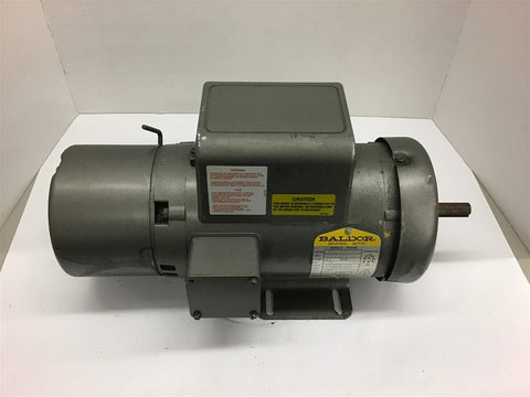 Baldor BL3507 3/4 HP AC Brake Motor 115/208-230 Volts 1800 Rpm Single Phase