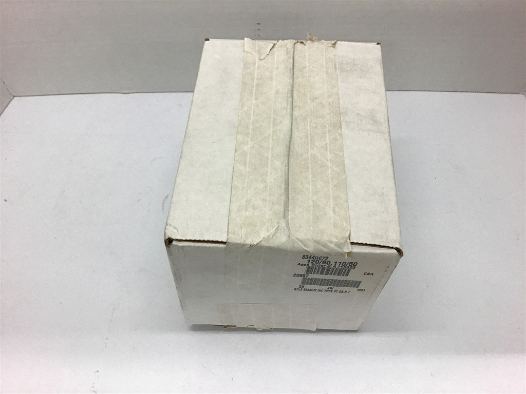 Asco 8344G072 Solenoid Valve 3/8" 4W 120V